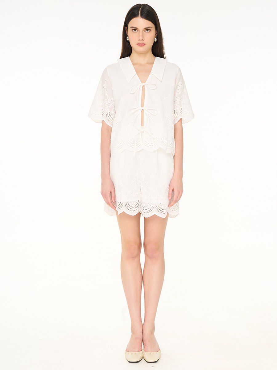 Solene Set (Short) White