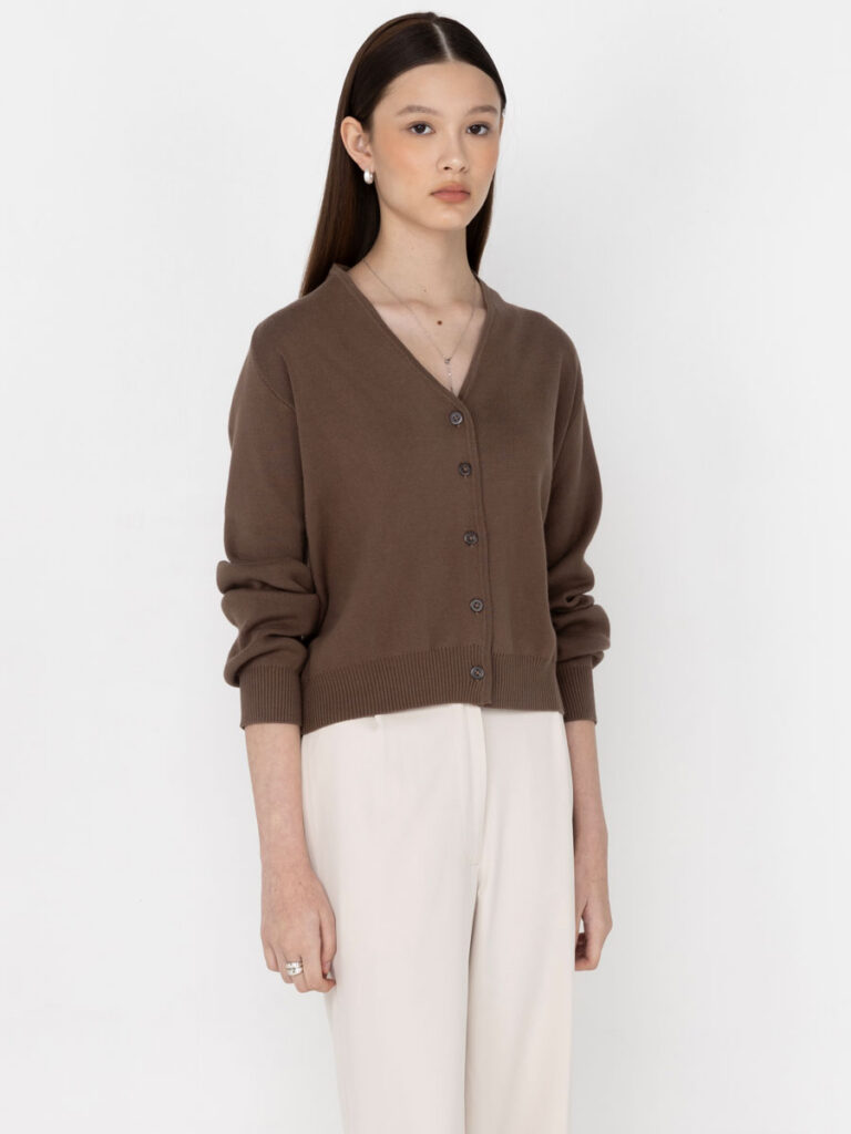 Sculpted Ease Cardigan Mocha Sculpted Ease Cardigan Mocha