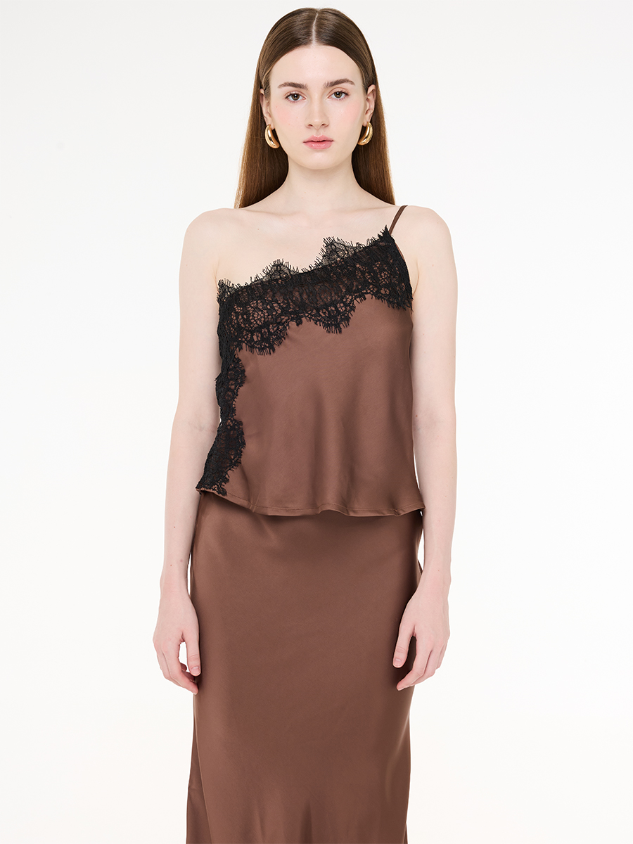 Maeve Satin Top Walnut