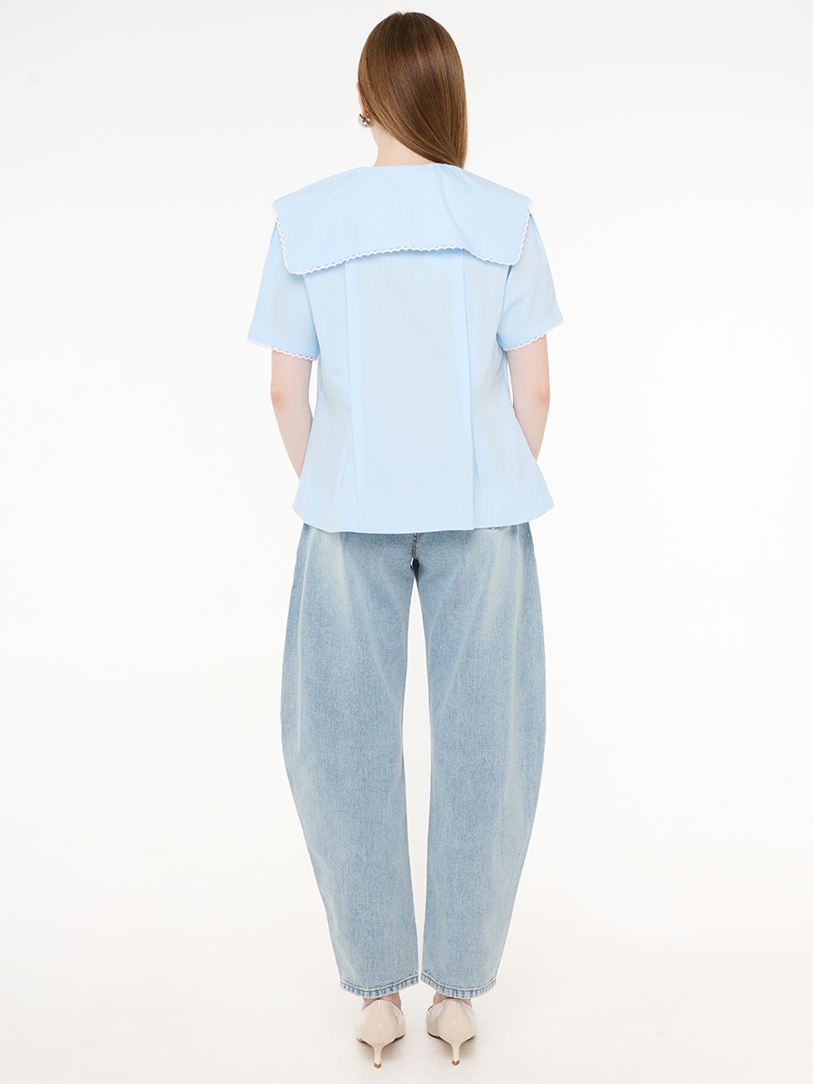 Lilou Top Sky Blue - Image 4