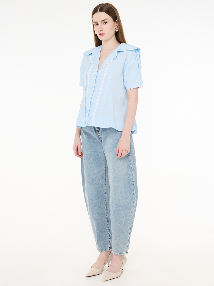 Lilou Top Sky Blue - Image 3